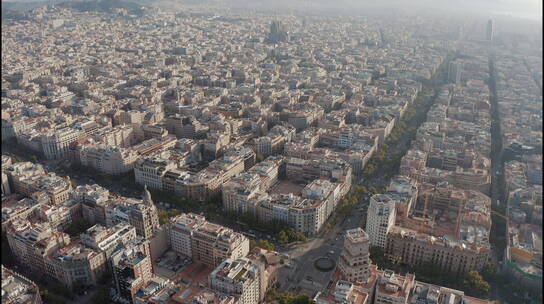 西班牙巴塞罗那城市航拍8