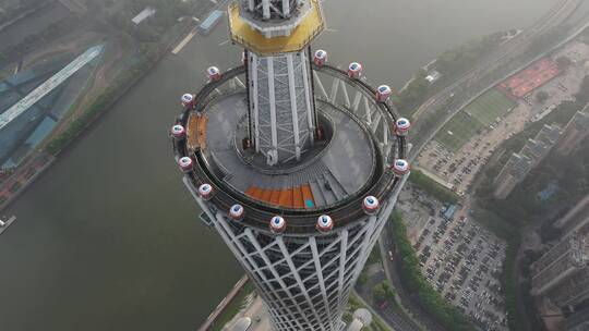 广州珠江新城城市建筑群视频素材模板下载