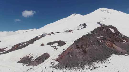 大本营，登山者，山脉，滑雪者