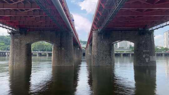 汉江，黄海，汉城，韩国