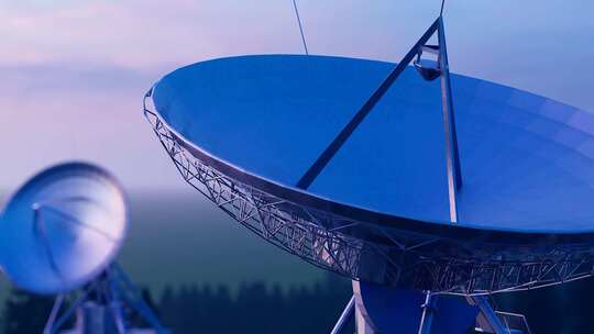 卫星雷达网络通信素材视频
