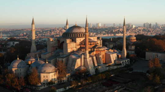 圣圣索菲亚大清真寺在法提赫，伊斯坦布尔，土耳其