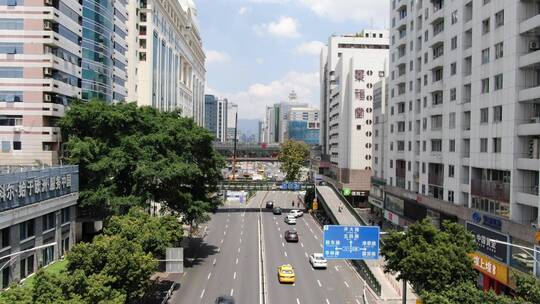 航拍福建福州城市宣传片地标建筑