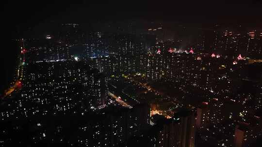 万家灯火 小区灯光