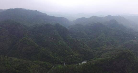 河源万绿湖风景区航拍