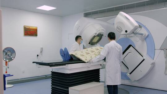 放射治疗化疗癌症肿瘤治疗医科达加速器视频素材模板下载