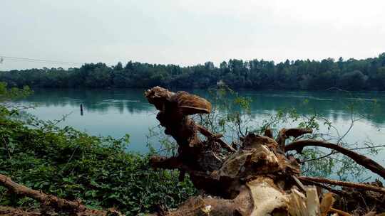 美丽的湖景