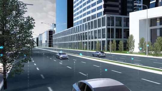未来城市城市自动汽车驾驶