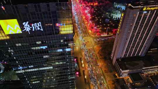 辽宁沈阳宣传片青年大街夜晚空境合集