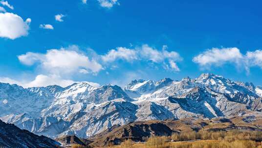 新疆雪山延时2