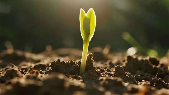 植物生长生命力延时摄影视频