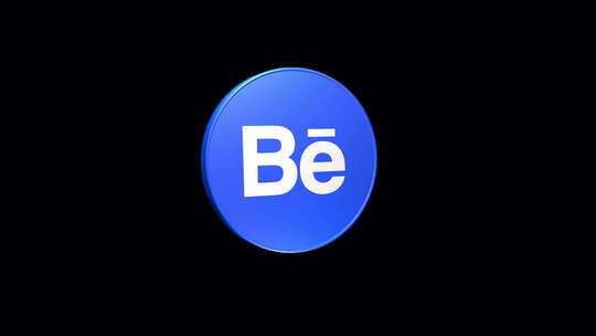 Behance 3D圆形图标