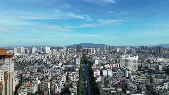 广西玉林大景玉林城市风光航拍