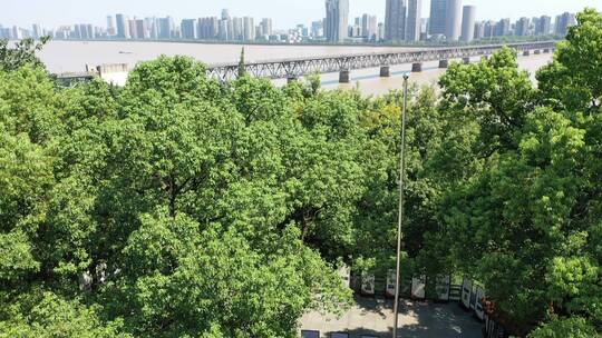 杭州 钱塘江大桥 一桥 4K航拍 起飞