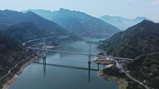 长江三峡大桥视频素材模板下载