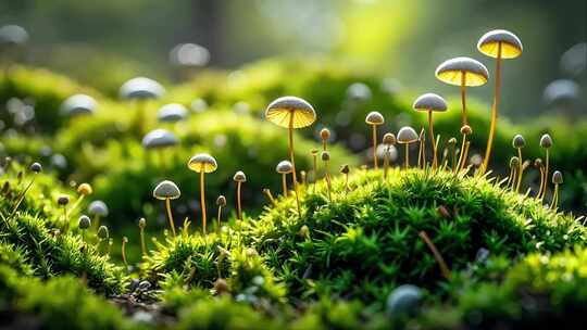 苔藓森林潮湿热带雨林