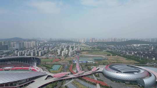 安徽蚌埠奥林匹克体育中心航拍