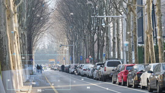 科技监控公安电子眼城市道路监控大数据视频素材模板下载