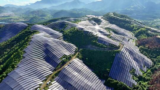 光伏发电 太阳能新能源碳中和发电站