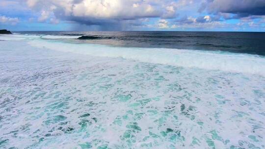 4k震撼大气俯瞰大海海浪合集视频素材模板下载