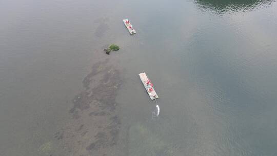 航拍广西桂林旅游城市旅游景点