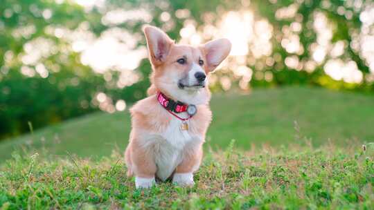 柯基犬，狗，宠物，犬