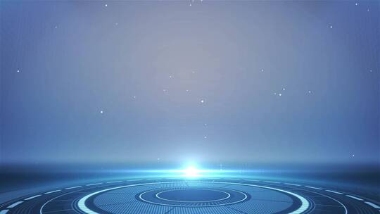 科技全息屏幕展示