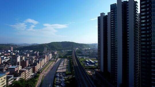 城市建筑道路交通杭深铁路C