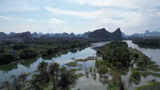 桂林山水城市风光