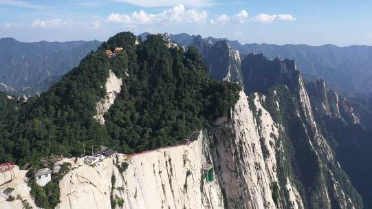 西安航拍华山景区