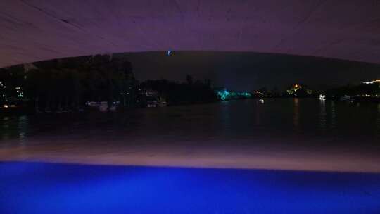 桂林解放桥夜景视频素材模板下载