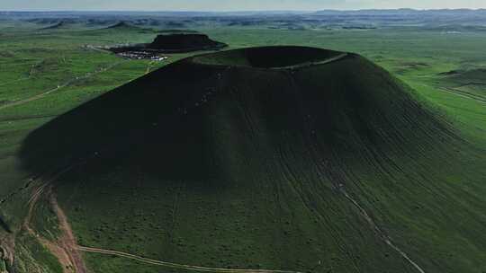 内蒙乌兰哈达火山航拍