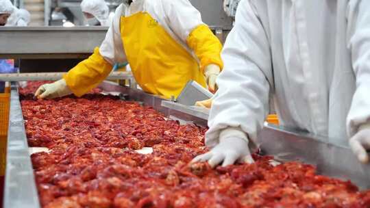 小龙虾加工工厂