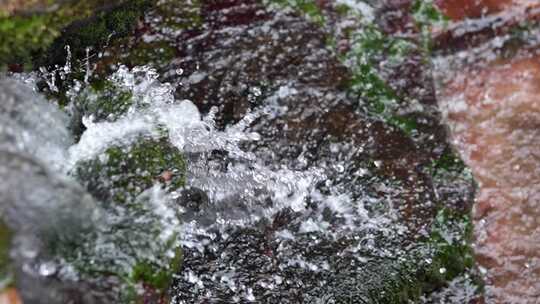 水 水流 小溪 流水 水滴 山区  岩石