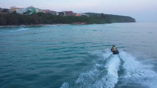 广西北海涠洲岛海滨海景自然风光航拍