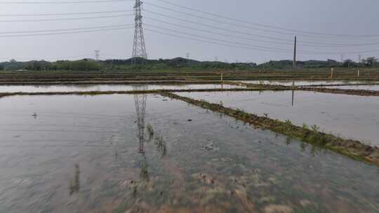 广西农田田园航拍视频素材模板下载