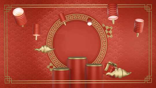 中国新年背景视频素材模板下载