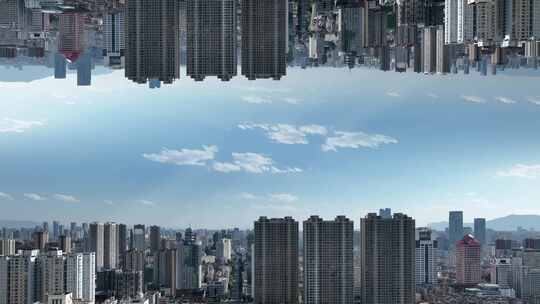 4K镜像城市 昆明大景视频素材模板下载