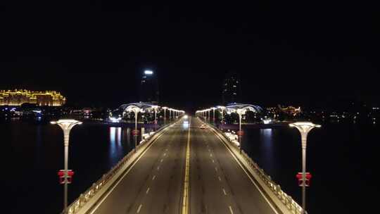 海南儋州海花岛夜景风光