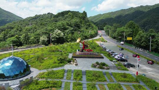 航拍江西井冈山5A景区