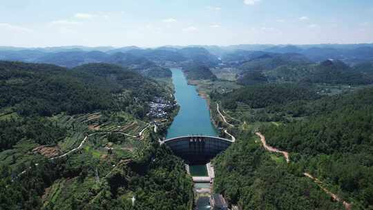 合集大山水电站航拍