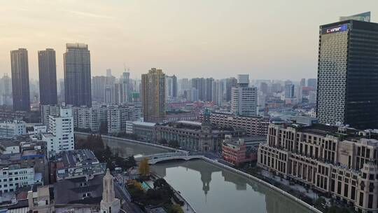 上海苏州河城市生态美景