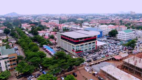 尼日利亚阿布贾中央商务区高清在线视频素材下载