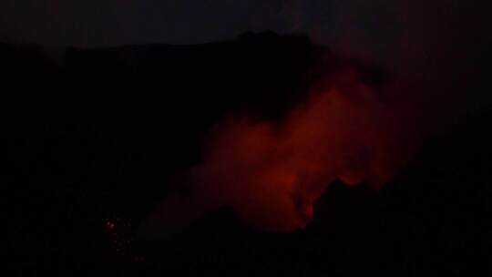 火山，火山，斯特龙博利，岩浆