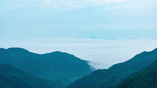 南岳衡山云海景观4k延时