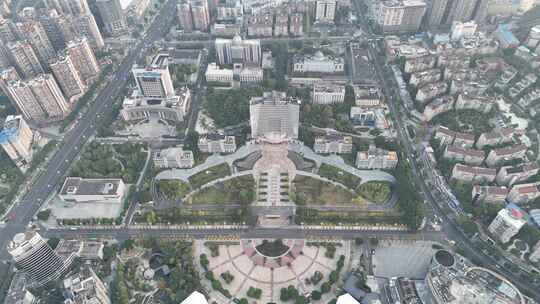 四川达州城市建设交通航拍