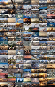 环境污染工业工厂烟囱海洋污染污水白色污染高清在线视频素材下载