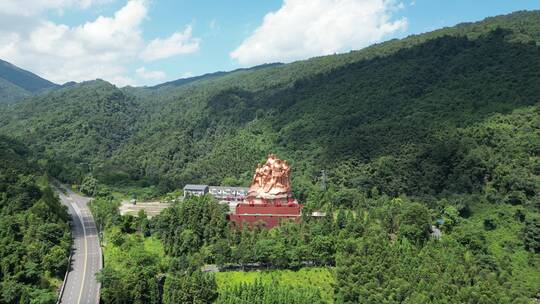 航拍江西井冈山5A景区