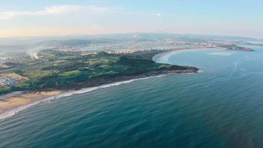 月光沙滩海滩沙滩度假海边大海漳州龙海