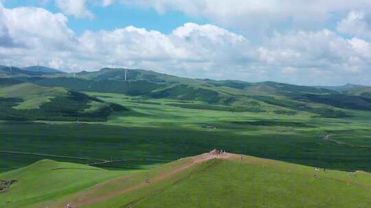 【合集】航拍草原风景空镜 内蒙古大草原